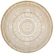 Kusový koberec Napkin gold kruh, 120x120 (priemer) kruh, žltá, chodba / predsieň, Dywany Łuszczów