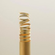Artemide Decomposé Light stojaca lampa zlatá 180 cm, Led, 3564 lm