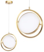 Toolight Toolight, závesné LED svietidlo 26cm, 4000K, APP1791-CP, zlatá matná, OSW-06068