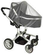 KIK Elastická moskytiéra na kočík 140 cm sivá