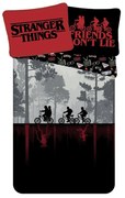 Jerry Fabrics Bavlnené obliečky Stranger Things Upside Down, 140 x 200 cm, 70 x 90 cm