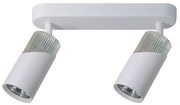 Bodové svietidlo Neo, 2x biele/chrómové kovové tienidlo, w