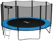 Trampolína s vonkajšou sieťou 374 cm Gardenline - modrá