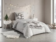 3D obliečky z Renforcé bavlny FROSTY sivé, 100% bavlna Rozmer obliečky: 80 x 80 cm | 135 x 200 cm