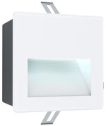 Eglo 99575 - LED Vonkajšie zápustné svietidlo ARACENA LED/3,7W/230V IP65 biela EG99575