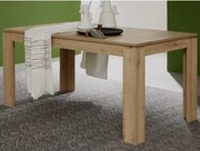 Rozkladací jedálenský stôl Universal 160x90 cm, dub Wotan%