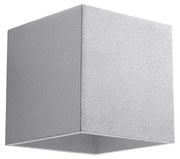 Sollux SL.0058 - Nástenné svietidlo QUAD 1 1xG9/8W/230V šedá