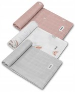 Bambusové plienky Lionelo bambus 70x70 - 3ks Farba: vzor 1