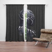 Sablio Záves BLACK PANTHER z profilu Vesmír: 2ks 140x250cm