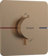 Hansgrohe ShowerSelect Comfort Q, termostat pod omietku, kartáčovaný bronz, HAN-15588140