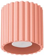 Sollux SL.1824 - Bodové svietidlo AURA 1xGU10/10W/230V 10 cm ružové