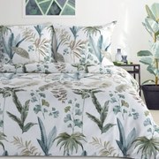 SATÉNOVÉ OBLIEČKY SPRING52 140X200 CM, 1 KS 70X80 CM LISTY