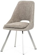 Autronic BONTEC Jedálenská stolička, béžová, látka bouclé, DCL-W1174 CRM2 Farba: Hnedá