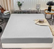 Plachta s gumkou JERSEY Šedá Veľkosť: 90 x 200