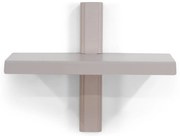 Taupe kovová polica 28 cm Hola – Spinder Design