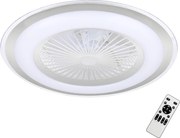Stropné LED svietidlo Zephyr, 1x LED 48w, 3000-6000k, s, s ventilátorom a ovládačom