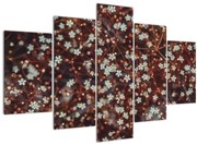 Obraz kvetu Nezábudky lesnej (150x105 cm)