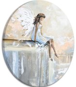 Okrúhle obrazy s akrylom Anjelský oddych | different dimensions