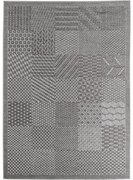 Koberec Ibiza Patchwork sivý