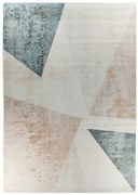 Koberec CRYSTAL PRINT ružový / modrý