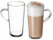 Simax Sklenené hrnčeky na latté Karina 350 ml, 4ks