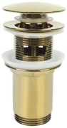 Laveo príslušenstvo, odtoková zátka typ ClickClack, zlatá lesklá, LAV-CKK_G2R3