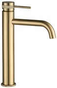 Umývadlová batéria vysoká REA Lungo Grip brúsené zlato