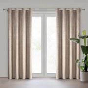 ZATEMŇOVACÍ ZÁVES NA KRÚŽKOCH BETHY 135X250 CM VZOROVANÁ