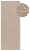 Béžový ručne tkaný vlnený behúň 80x300 cm Eleni Light Beige – Hanse Home