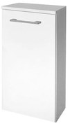 Mereo Mereo, Leny, kúpeľňová skrinka nízka 68 cm, závesná, biela, pravá, nové madlo, MER-CN813N