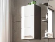 Závesná kúpeľňová skrinka Gloss, antracit/biely lesk%