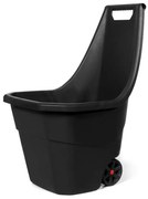 Záhradný vozík, 55 l, čierna
