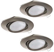 Eglo 31689 - SADA 3x LED Podhľadové svietidlo TEDO 3xGU10-LED/5W/230V