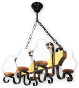 Brilagi - Luster na reťazi QUEEN 6xE14/40W/230V buk