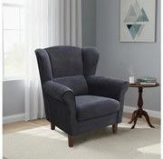 Ušiakové kreslo GALA antracit