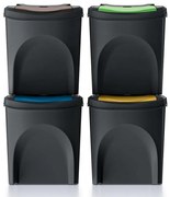 Súprava odpadkových košov SORTIBOX 4x25L IKWB25S4
