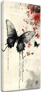 Obraz Motýľa - Japonský Minimalizmus