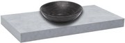 Doska pod umývadlo bez umývadla Naturel Dolce 150x8x50 cm beton mat DO15050BE