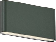 Moderné vonkajšie nástenné svietidlo tmavozelené 17,5 cm vrátane LED IP65 - Batt