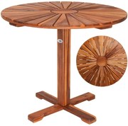 Záhradný stôl akácie Ø 70,5cm