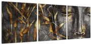 Obraz - Zjednotenie múdrostí (s hodinami) (90x30 cm)