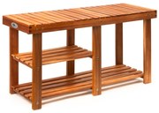 InternetovaZahrada Botník a lavica 2v1 agát - 87x25x45 cm