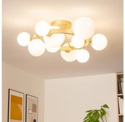 Brilagi - LED Prisadený luster MILLA 10xG9/3W/230V zlatá/biela