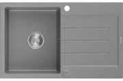 Mexen Bruno - drez granitový 79,5x49,5cm, 1-komorový, šedá, 6513791010-71