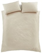 Béžové obliečky na dvojlôžko/predĺžené 230x220 cm Jacob Geo – Catherine Lansfield