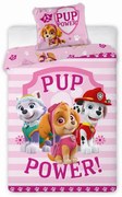 Obliečky Disney Labková patrola Paw patrol ružová do postieľky 135x100cm+40x60cm Faro Tiahome