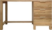 Pracovný stolík s tromi zásuvkami, 140x60x80 cm