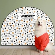 PIPPER. Ochranná textilná nálepka na stenu - Oblúk - Loptičky Veľkosť: 120x96cm, Motív: s menom