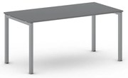 Kancelársky stôl METAL 160x80 cm, grafit