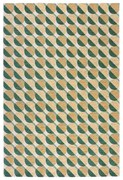 Žlto-zelený koberec 155x230 cm Carlos Circle Geo - Flair Rugs